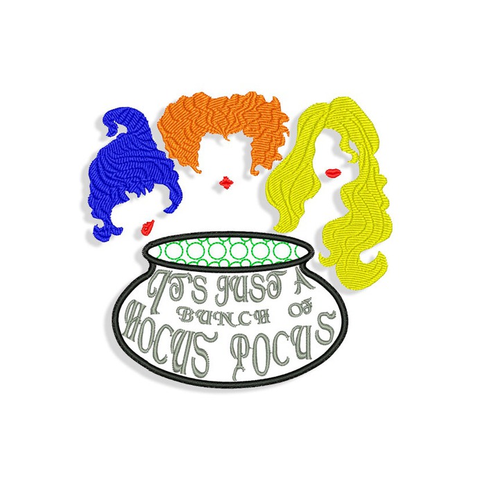 Hocus Pocus Embroidery design
