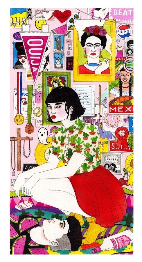 The Wall Laura Callaghan Illustration #illustration
