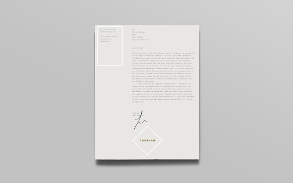 Tourean on Behance #anagrama