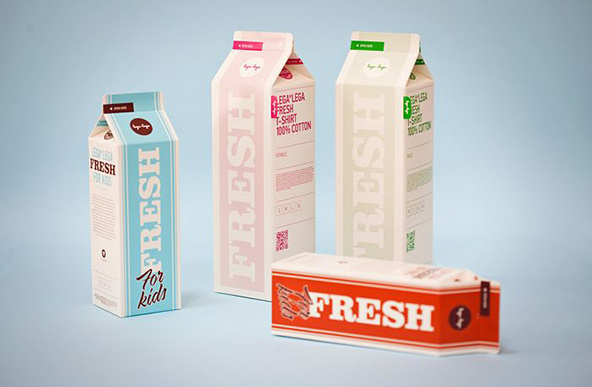 25 Creative T-shirt packaging design examples #packaging #design #tshirts