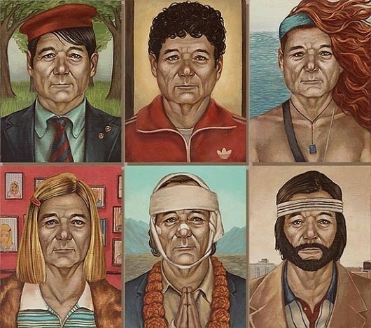 As All Murray #casey #wes #bob #weldon #anderson #painting #murray