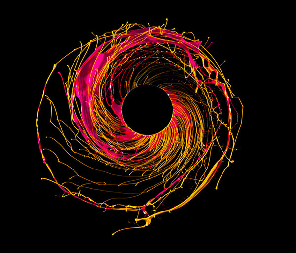 Black Hole Photography5 #color #hole #black #paint #photography #spin