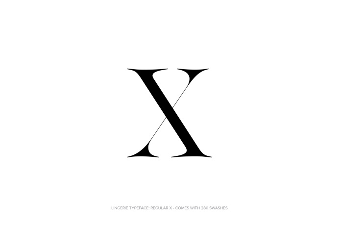 Lingerie Typeface - The Most Advanced Typeface For Fashion And Luxury by Moshik Nadav Typography #Lingerie #Typeface #Fashion #FashionTypogr