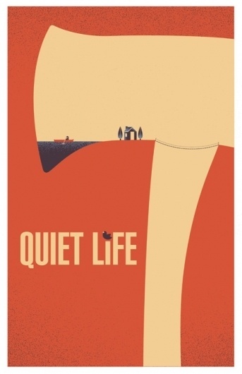 QUIET LIFE - Christopher Monro DeLorenzo #music #illustration #gig #poster