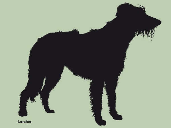 Dog silhouettes (set 5) #fellerer #together #illustration #forever #marge #friends
