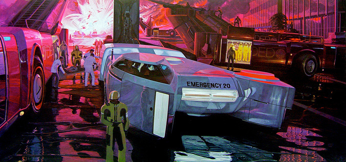 USSteel - 1961 - Syd Mead | Flickr - Photo Sharing! #emergency #mead #troops #concept #future #syd