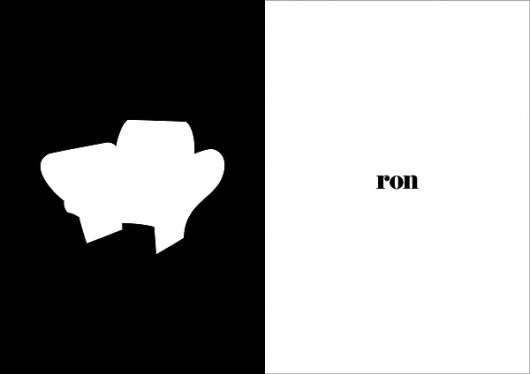 Cut it out on the Behance Network #white #forniture #design #graphic #black #minimal #and