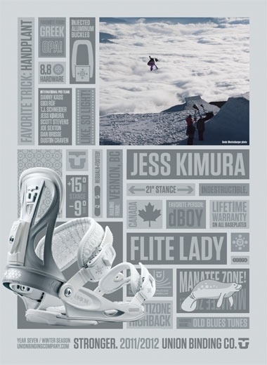 Union Binding Co. Advertising 2011-2012 by Draplin | Allan Peters' Blog #graphic #poster #contrast
