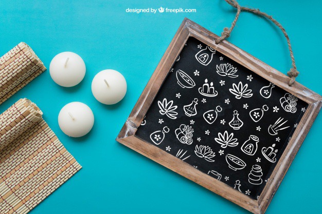 Spa mockup concept Free Psd. See more inspiration related to Mockup, Template, Beauty, Spa, Health, Yoga, Board, Chalkboard, Mock up, Decoration, Beauty salon, Body, Natural, Healthy, Decorative, Salon, Relax, Care, Wellness, Zen, Candles, Up, Health care, Concept, Therapy, Hygiene, Calm, Slate, Treatment, Relaxation, Relaxing, Mock, Massages and Therapeutic on Freepik.
