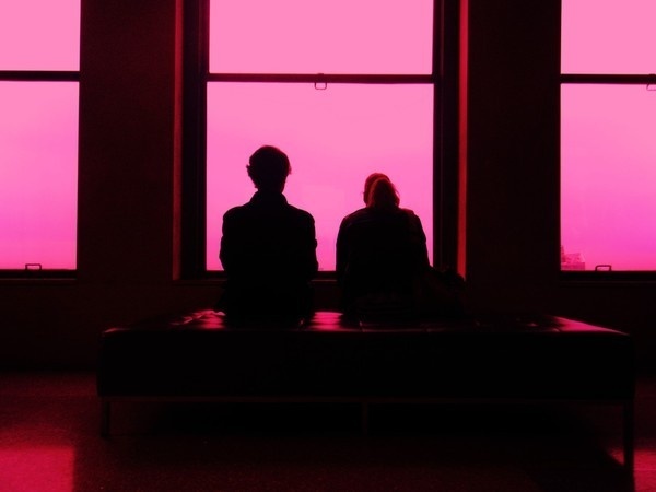 Nouvelle York 2010 on Behance #couple #wallb #pink #york #silhouettes #love #new
