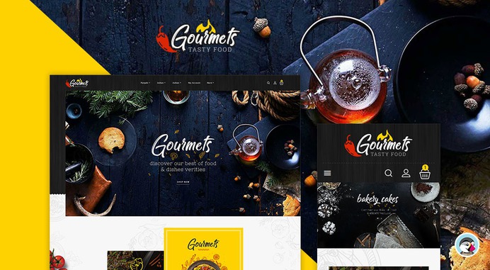 #Gourmets - #Tasty #Food & #Dishes - #Prestashop #Responsive #Theme #eCommerce #Website #Design #Template
