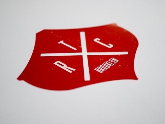 The Red Canoe : mCroxton Design #white #red #cross #seal #shield