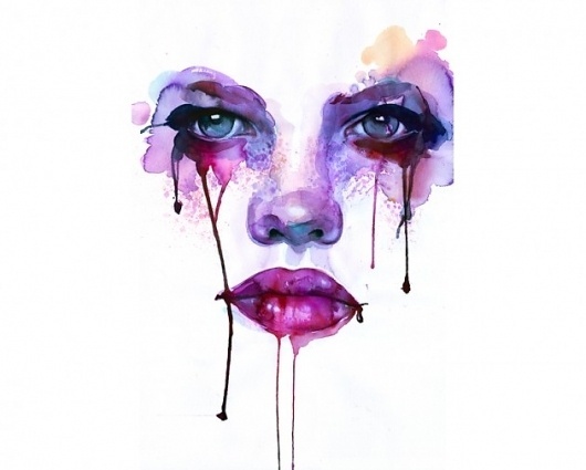 Marion Bolognesi Illustrations – Illustration inspiration on MONOmoda #illustration #colorful #watercolor #girl