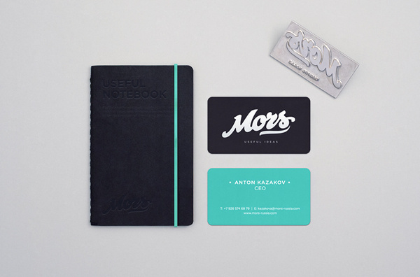 Mors Stationery #business #card #identity #stationery #notebook #blue #navy