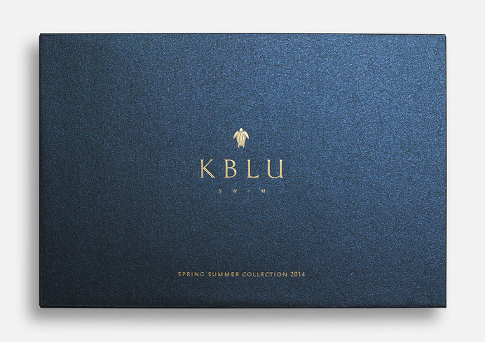 K.BLU swimwear logo. Branding for a sophisticated swimwear line. Branding/Art direction by Bravo. #kblu