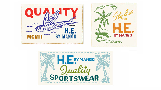 Mango labels by Glenn Wolk