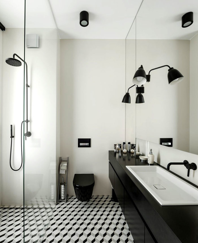 Between Madrid and Warsaw - InteriorZine #decor #interior #home #bathroom