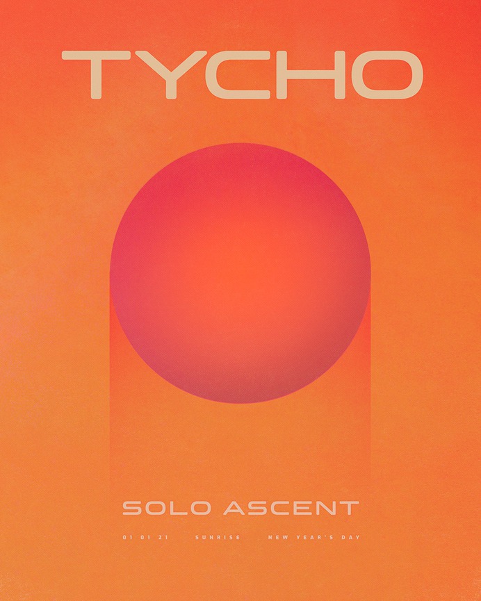 Tycho Music Poster created by Scott Hansen (ISO50)