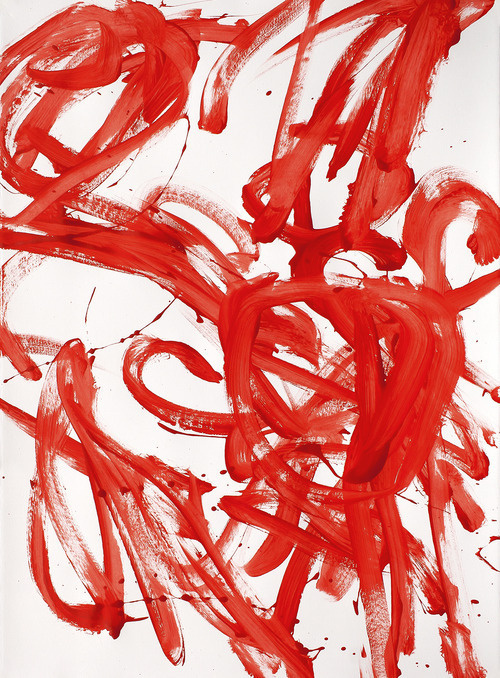 Designersgotoheaven.com Â Jan Willem van WelzenisÂ Untitled, 2012 (WebsiteÂ |Â Tumblr) #paint #colour #red