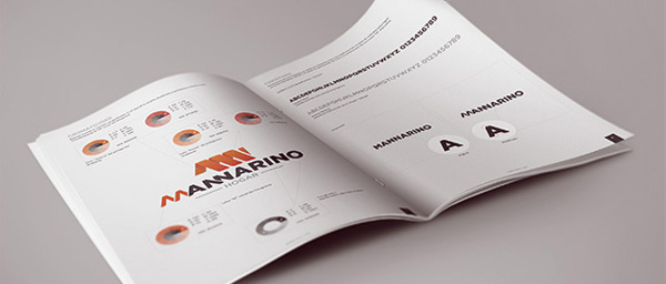 Mannarino Hogar by molistudio on Behance #branding #orange #minimal #logo #magazine