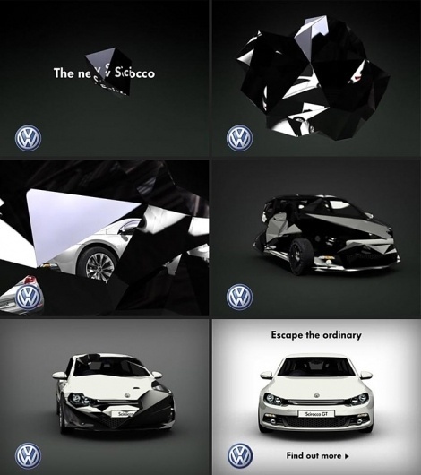 Volkswagen | Projects | ManvsMachine #scirocco #man #animation #machine