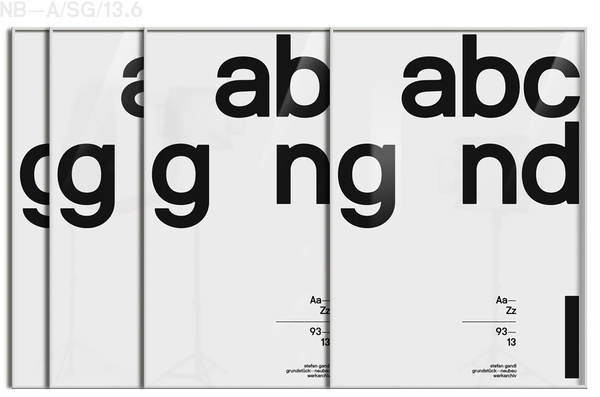 NBL_abcgandl_framed_white_ed #poster