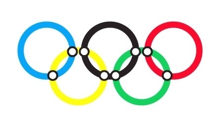Richard-Rhodes-Olympic-Print-1.jpg (450×250) #olympic #rings #underground #print #tube