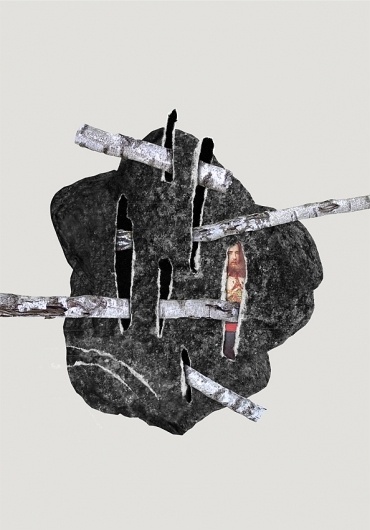 Kasper Pyndt Studio #pyndt #kasper #illustration #rocks #studio #collage #trees
