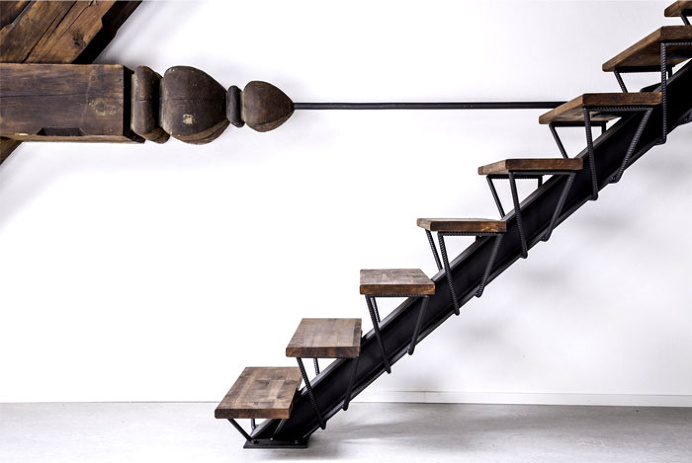 Studio Apartment Restoration by ORA Architects - #stairs, stairs