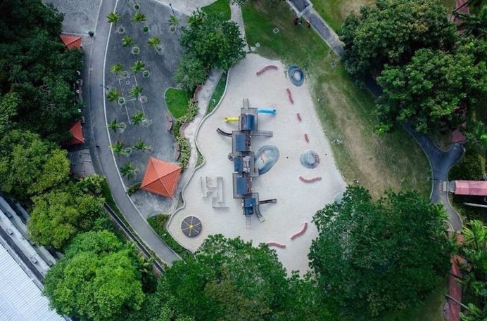 Drone Photography of Singapore's Playgrounds by Stefen Chow