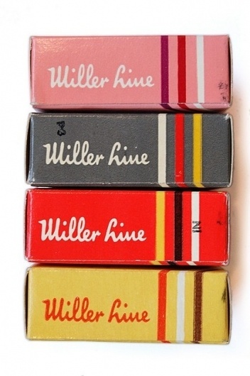 Packaging / Miller Line Typewriter Ribbon Boxes | Flickr - Photo Sharing! #packaging