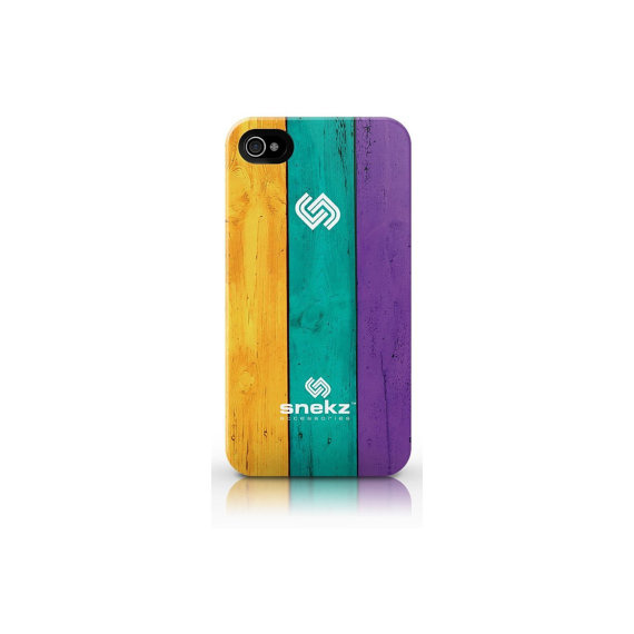 Painted Wood Six Design #phonecase #design