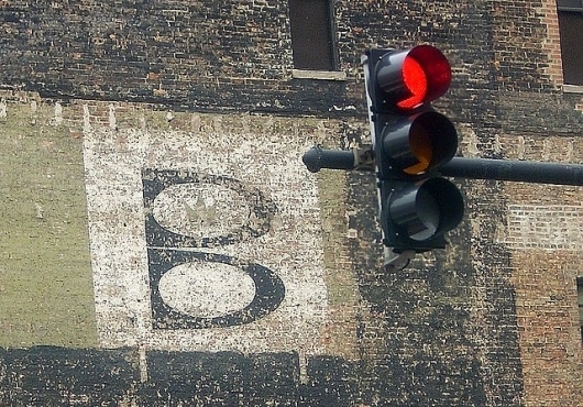 All sizes | BE | Flickr - Photo Sharing! #brunswick #ghost #sign #bowling #pool #wall #logo #green