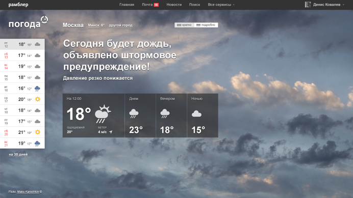Rambler Weather