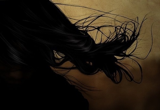 INI #sexy #mode #hair #digital #illustration #photoshop #fragil #fashion #drawing