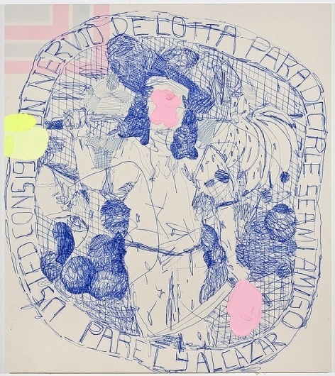 Paret y alcazar | Flickr - Photo Sharing! #pink #yellow #louis #blue #drawing