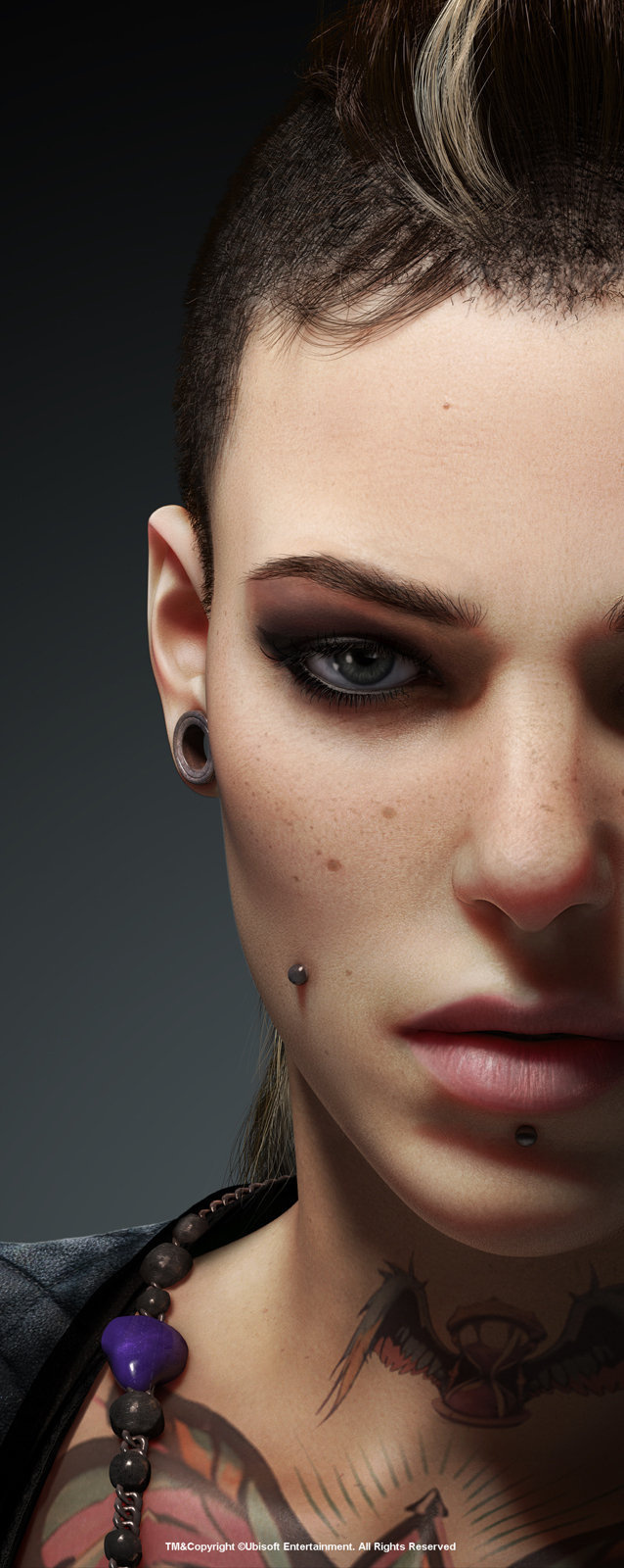 ArtStation - Watch_Dogs - Clara closeup, Fabien Troncal #clara #watchdogs #3d