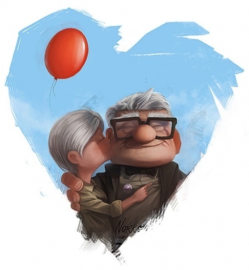 http://inspirationfeed.tumblr.com/post/5089730768 #heart #movie #couple #art #love #kiss