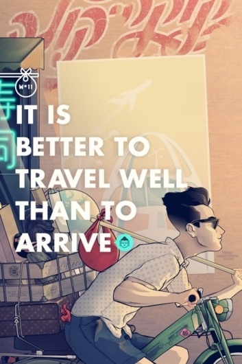Wander Blog #illustration #postcard #project #typography