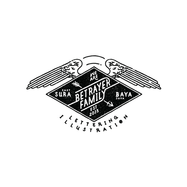 Artwork Vol.03 on Behance, Betrayer Family #illustration #drawn #hand #typography