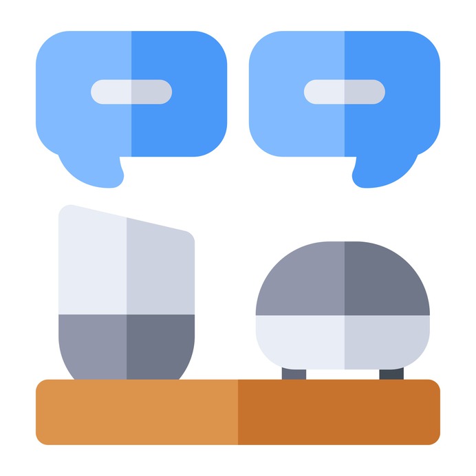 See more icon inspiration related to talk, smart talk, electronics, communications, chat, speech bubble, message, wireless and technology on Flaticon.