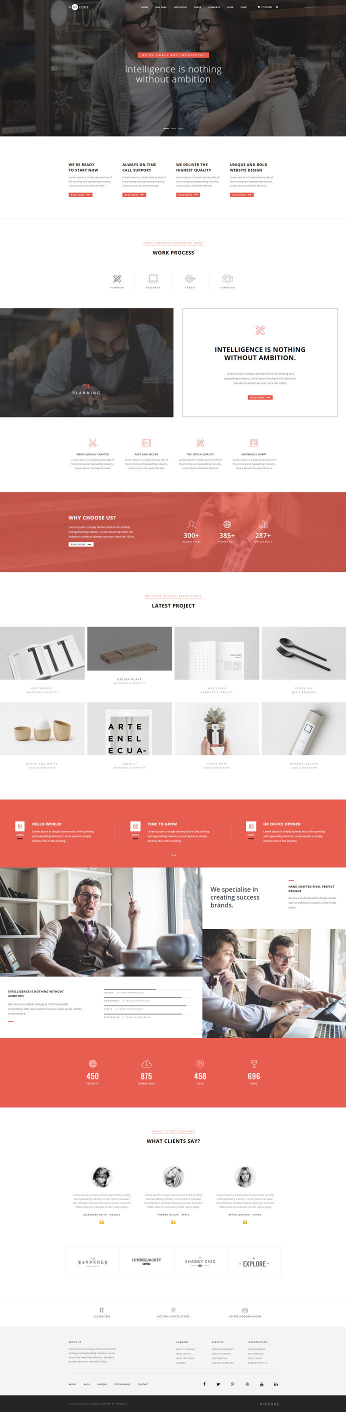 H-Code #Responsive & #Multipurpose #OnePage and #MultiPage #Template For #Corporate by #ThemeZaa http://goo.gl/ygs4kX