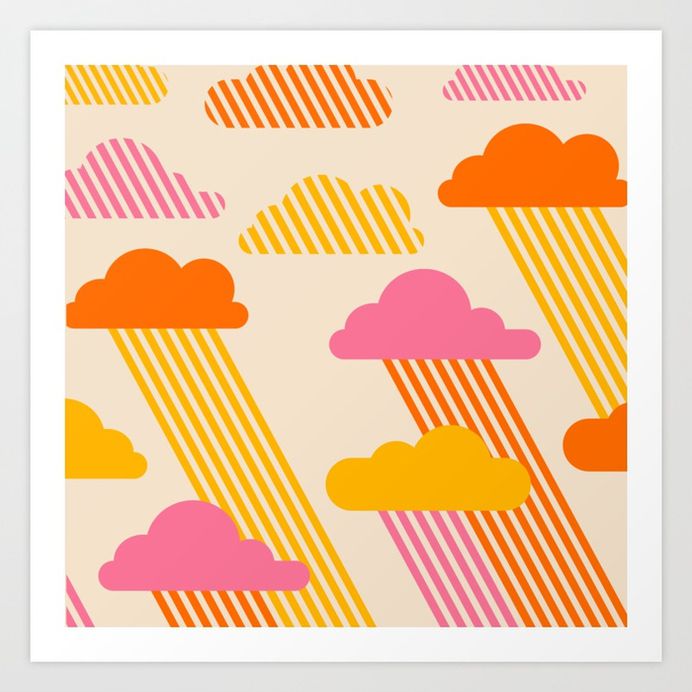Pink Skies Art Print