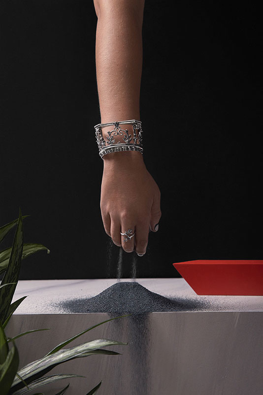 Set design for Captve jewellery #set design #art direction #marble #jewelry #jewellery #photography #surreal