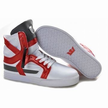 Supra Skytop II High Tops White Red Black Men's #shoes