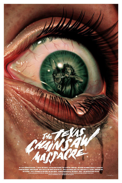 Grey Matter Art #horror #texas #eye #pupil #art #film #poster #massacre #chainsaw