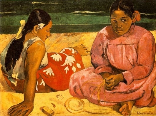 gauguin.femmes-tahiti.jpg (1059×790) #painting #gauguin #art