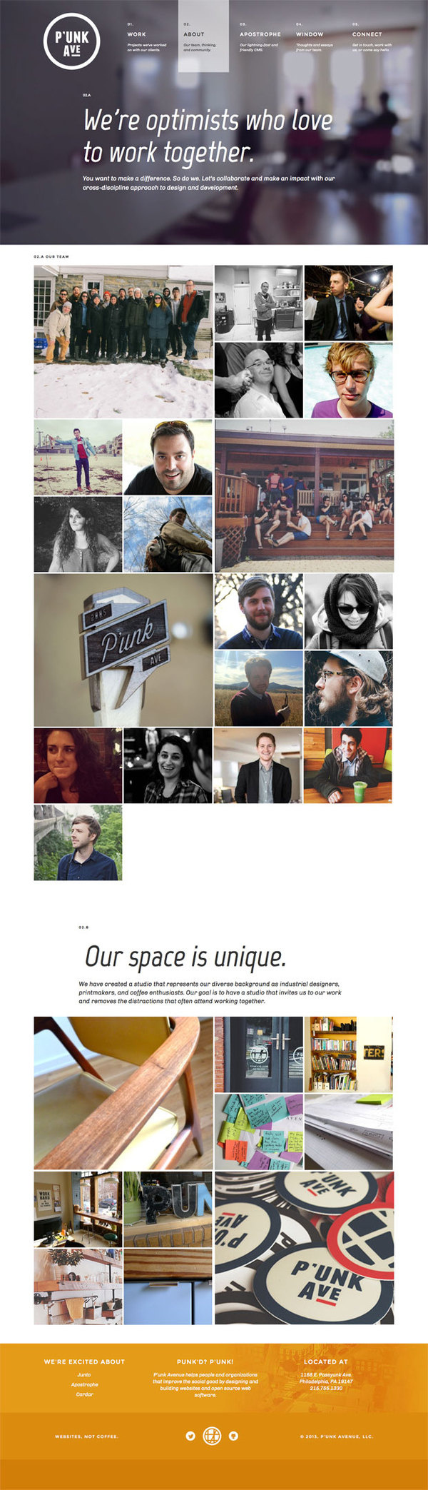 P'unk Avenue — About _ Philadelphia PA (20140421) #website #about