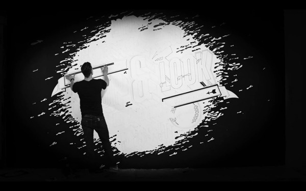 Type Mural + Video on Behance #lettering #painted #paint #drawn #hand #typography