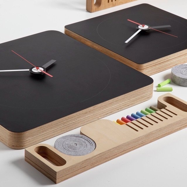 Tabla Blackboard Wall Clock #tech #flow #gadget #gift #ideas #cool